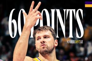 已经10年了！东契奇爆砍60分 退役战科比后湖人首人！