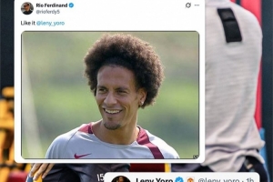 费迪南德社媒晒自己爆炸头照片调侃约罗：喜欢这个发型