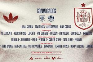 西班牙大名单：亚马尔、佩德里领衔，罗德里、霍安·加西亚入选