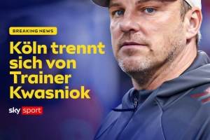 科隆官方：主帅科瓦斯尼奥克被解雇，助教瓦格纳暂时带队